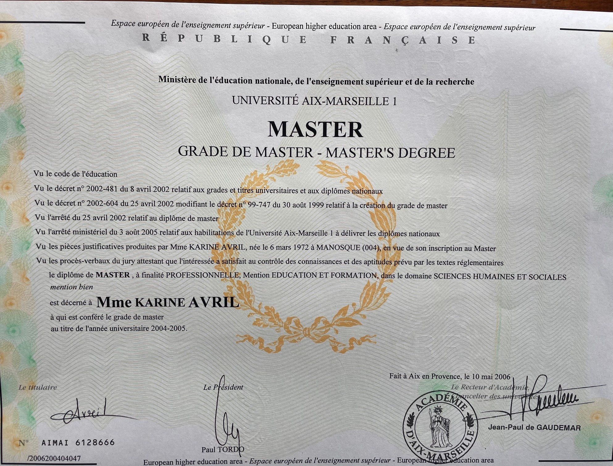 Logo Master Education & Formation